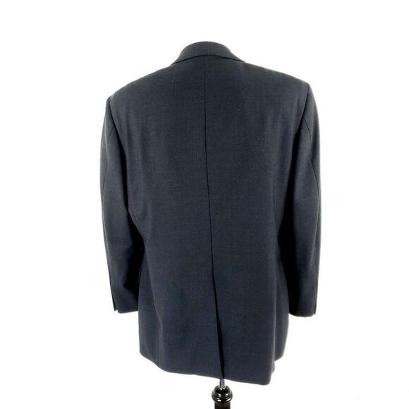 Vintage Brooks Brothers Brooksease Wool 2 Button Blazer 42R Gray Twill - Picture 5 of 11